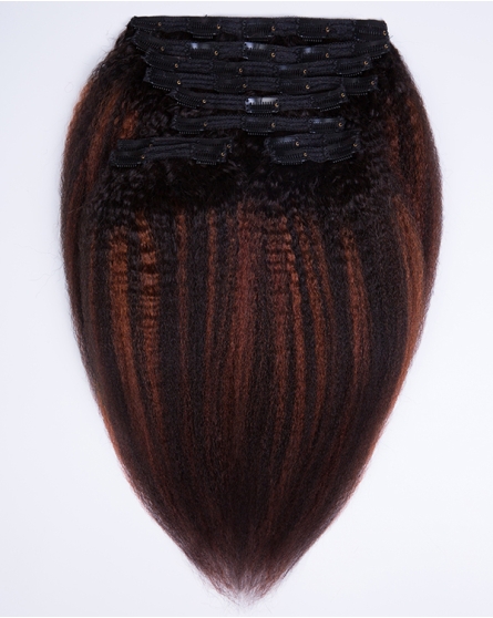 #33 Highlighted Kinky Blow-out Clip-in Hair Extensions