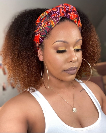 Brown Ombre headband wig