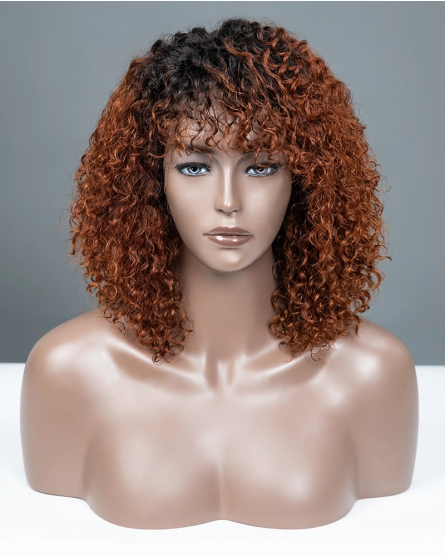 Caramel Macchiato Burmese Curly Wig