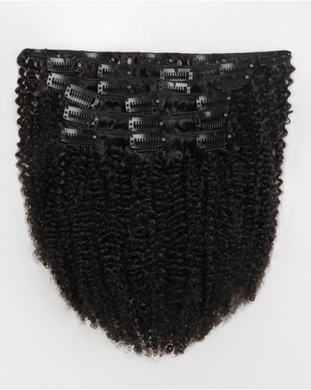 Coily Textured Clip-in Hair Extensions