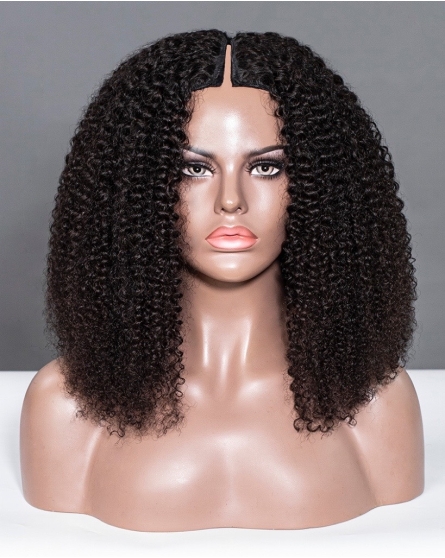 Curly Thinner Parting U-part Wig