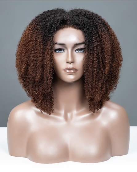 "Embrace My Coily Life" Wig With Kinky Edges