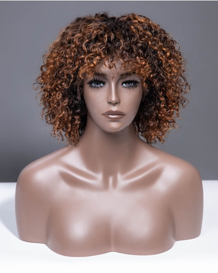 Halo Crown Curly Wig