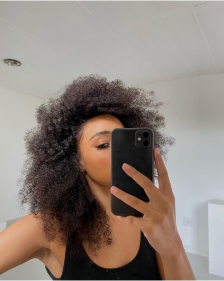 HerGivenHair Curly Textured Lace Front Wig