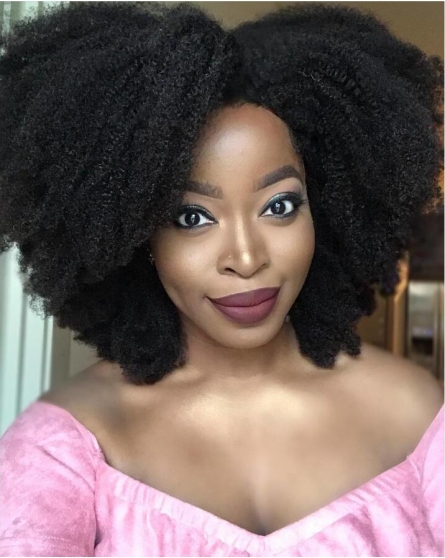 HerGivenHair Kinky Textured Lace Front Wig