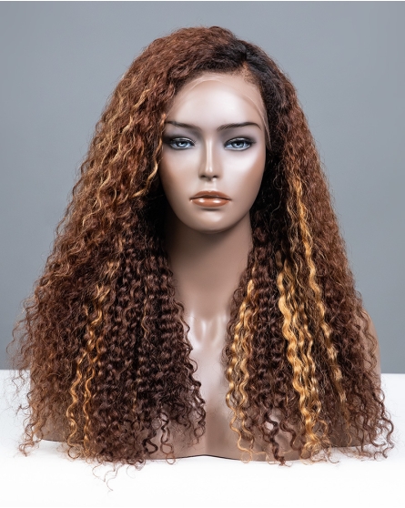 Streak Fabulosity Wig With Kinky Edges