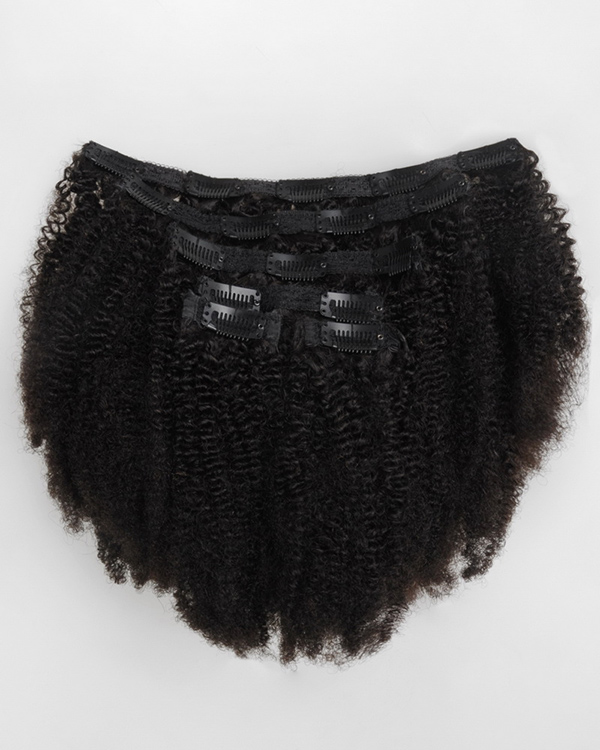 Kinky Textured Clip-in Hair Extensions